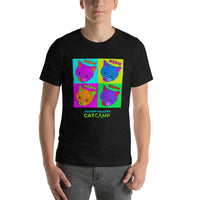 Cat Camp Neon Short-Sleeve Unisex T-Shirt